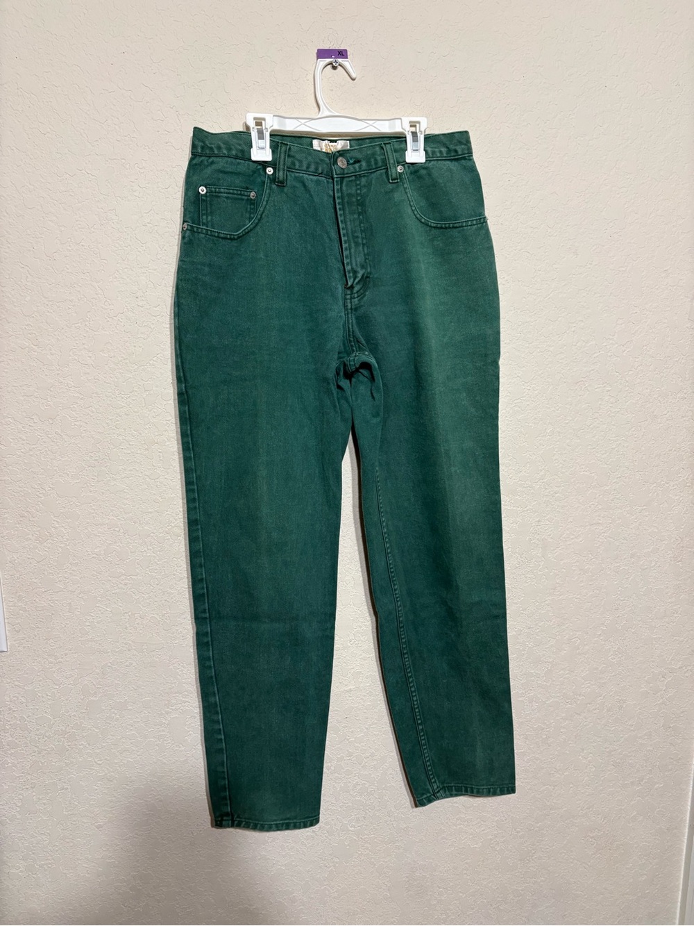 Vintage Jeanjer original women’s Boot Cut Jeans in Forest Green - Classic Fit